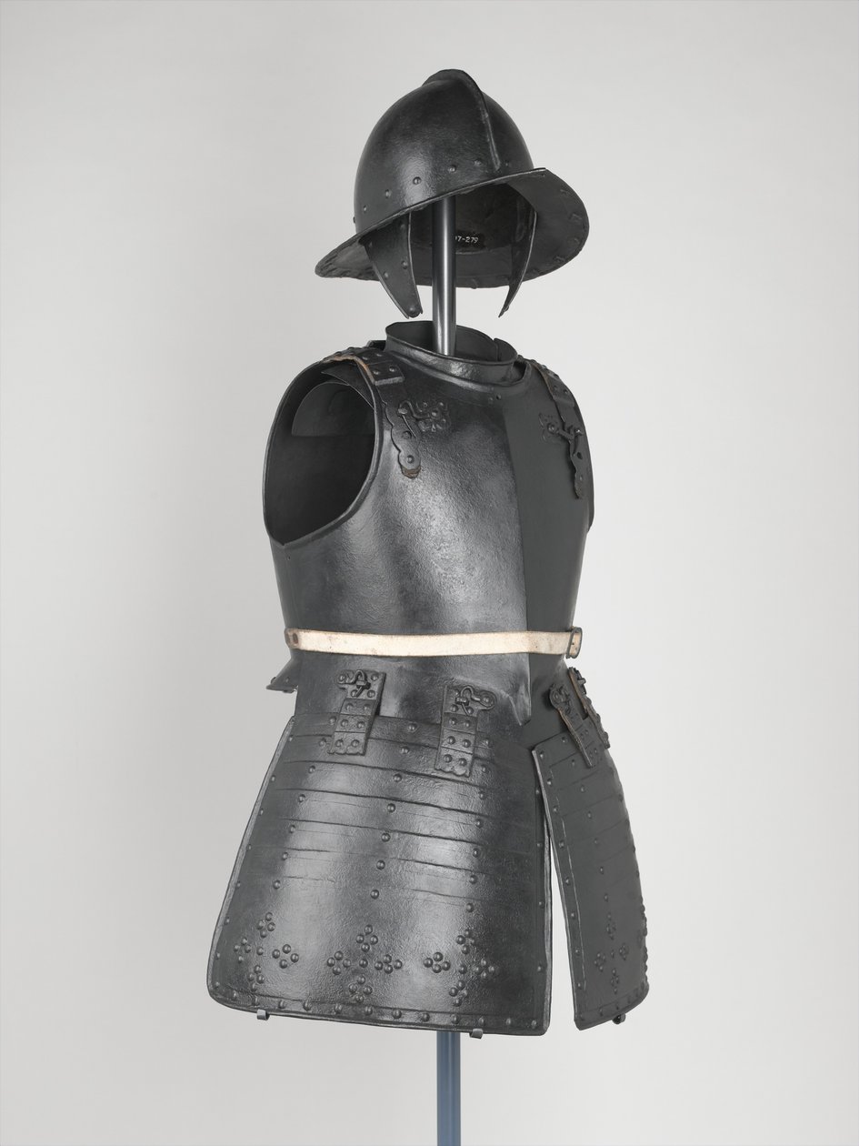 Brustplatte eines Pikenier, ca. 1630-40 (Metall) von English School