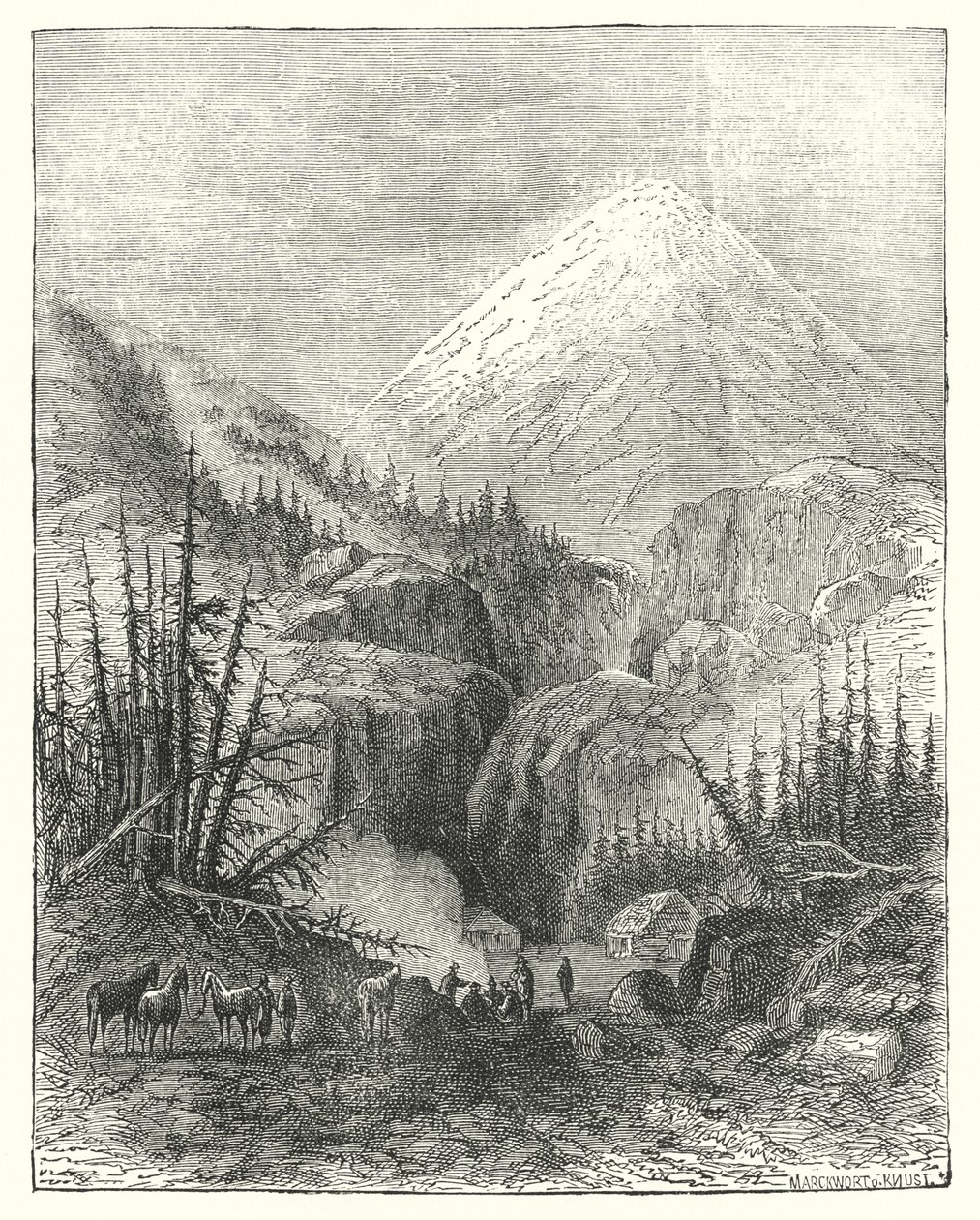 Popocatapetl, der Rauchende Berg von English School