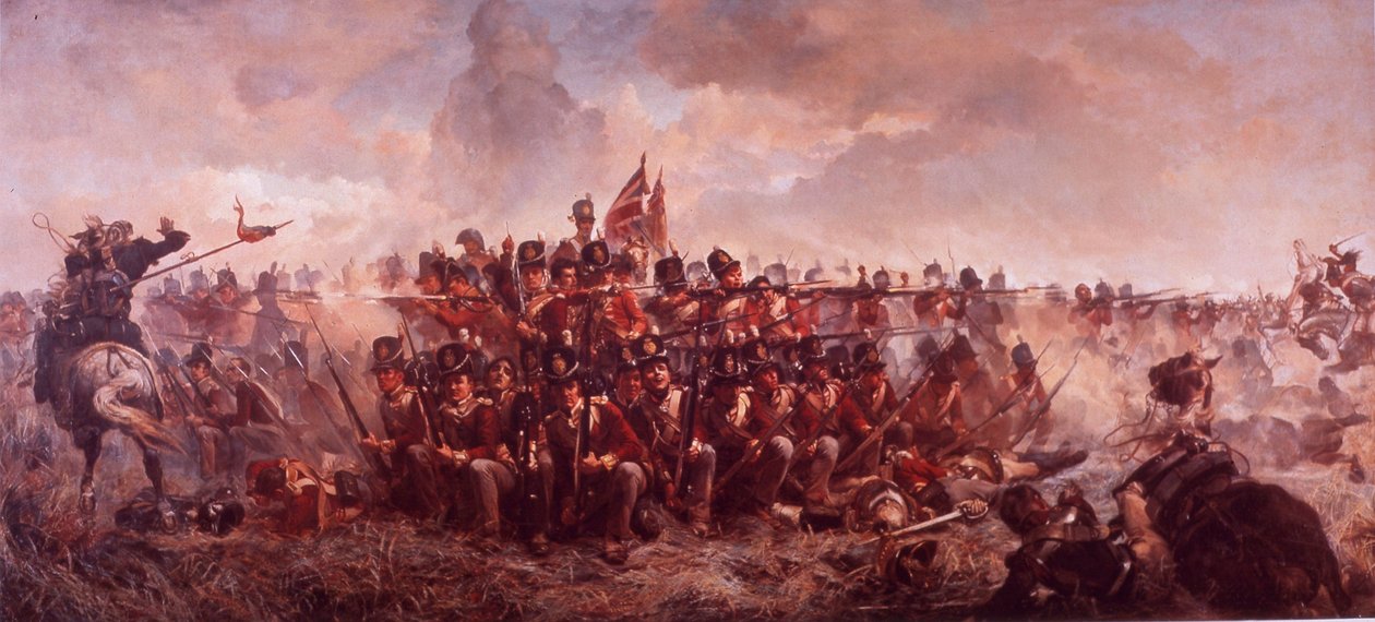 Die Schlacht von Waterloo von English School
