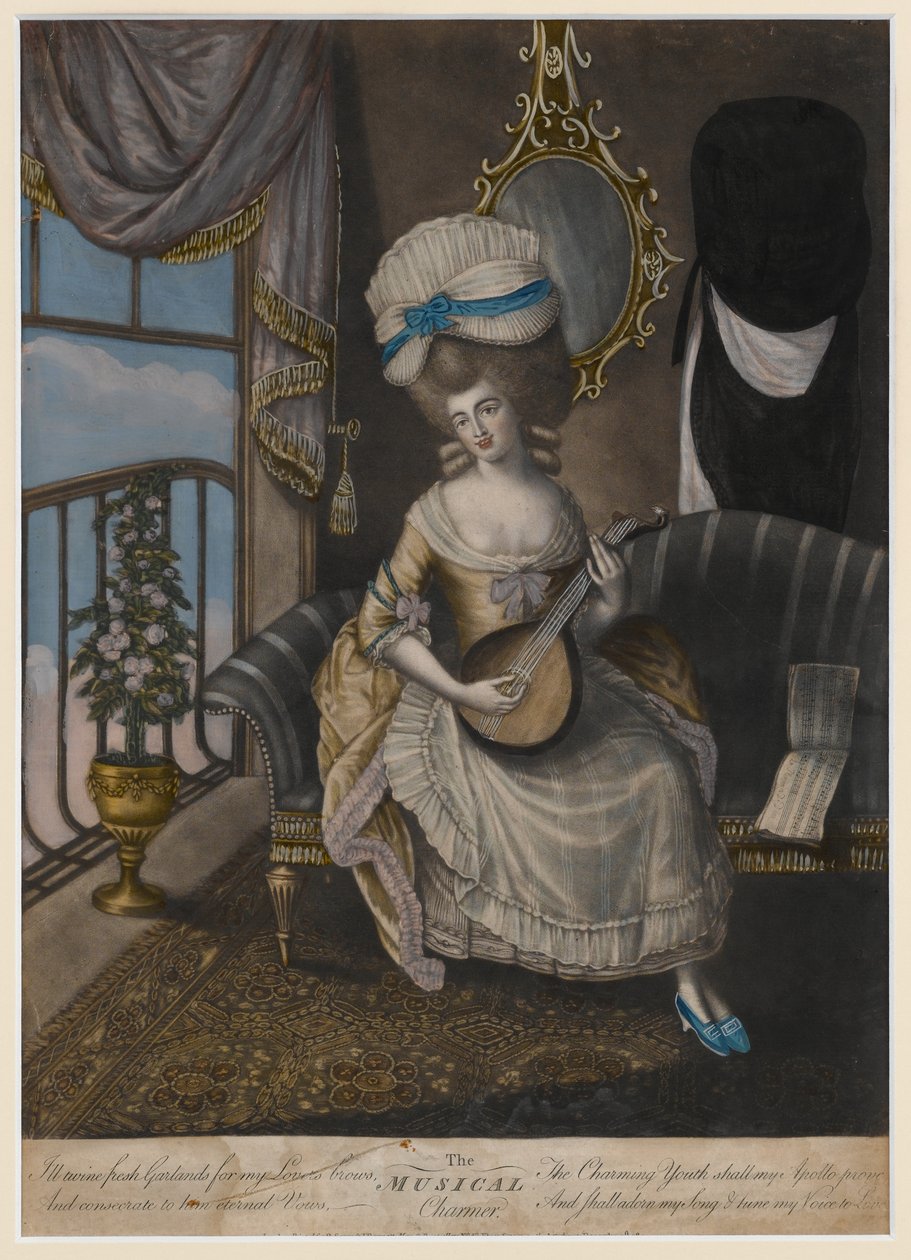 Der musikalische Charmeur, 1780 von English School