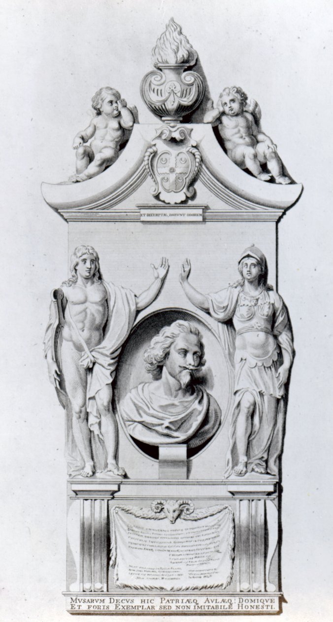 Das Denkmal von Sir Robert Ayton, 1798 von English School