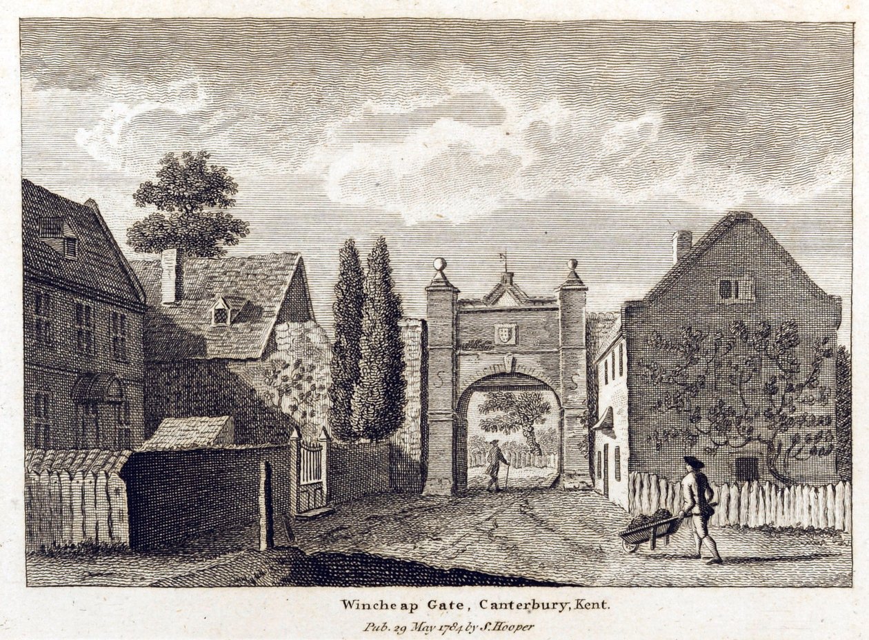 Ansicht des Wincheap-Tors, 1784 von English School