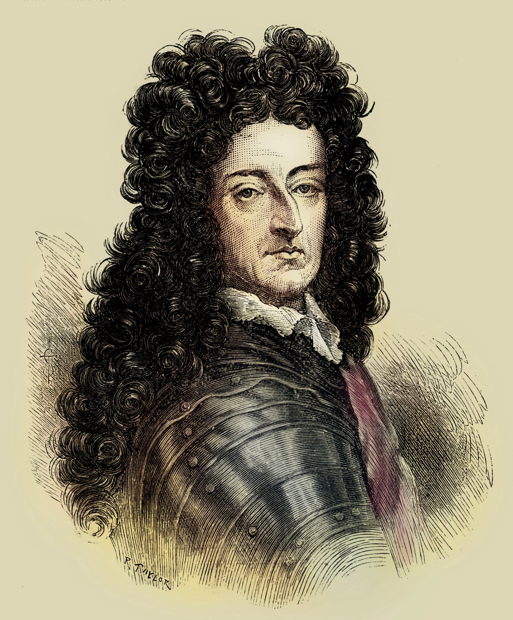 Porträt von König Wilhelm III. von English School