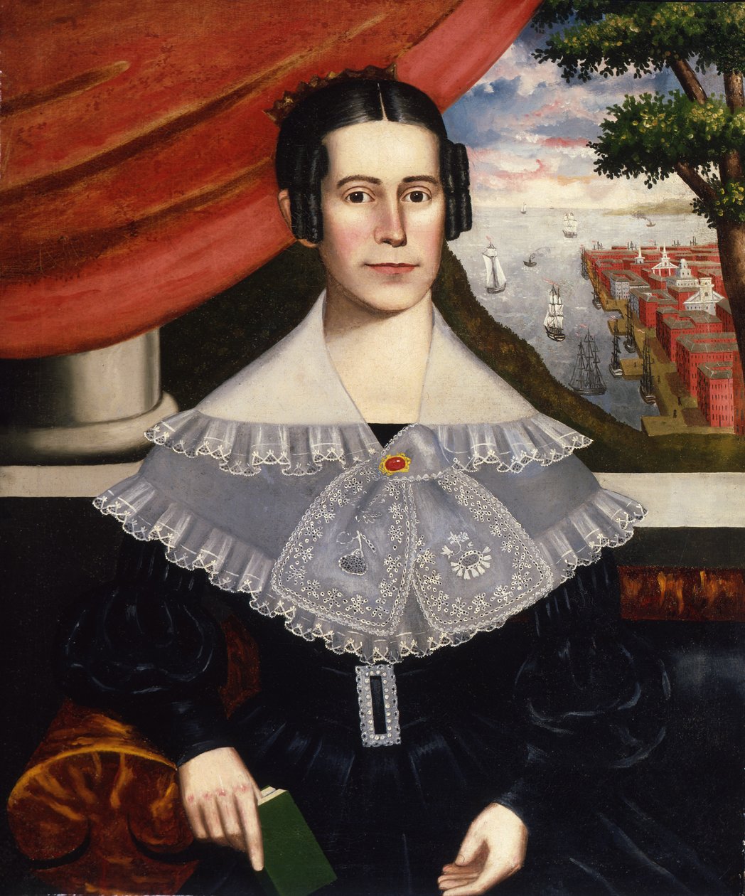 Louisa Galland Cook Moore, 1838 von Erastus Salisbury Field