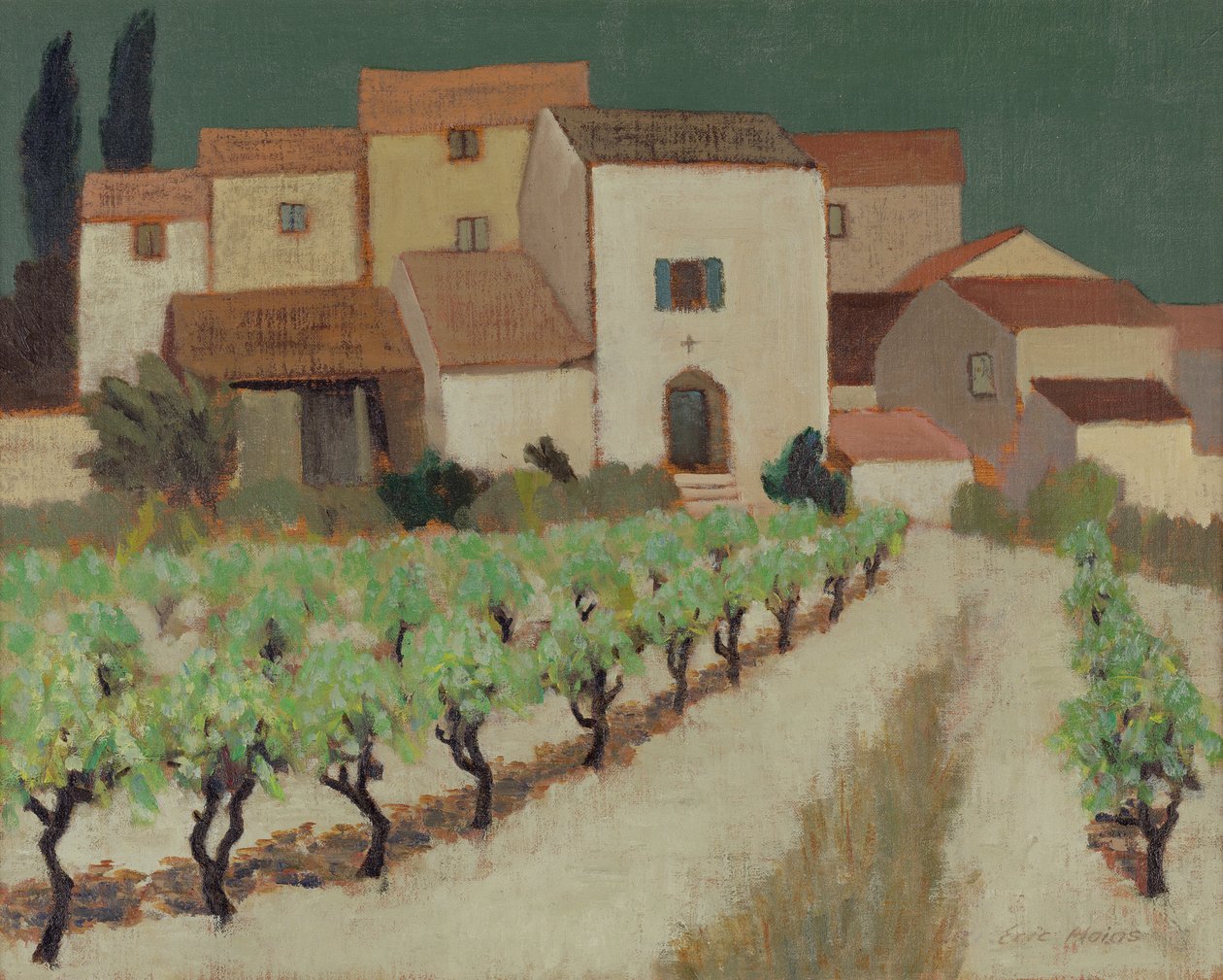 Weinberg, Provence von Eric Contemporary Artist Hains