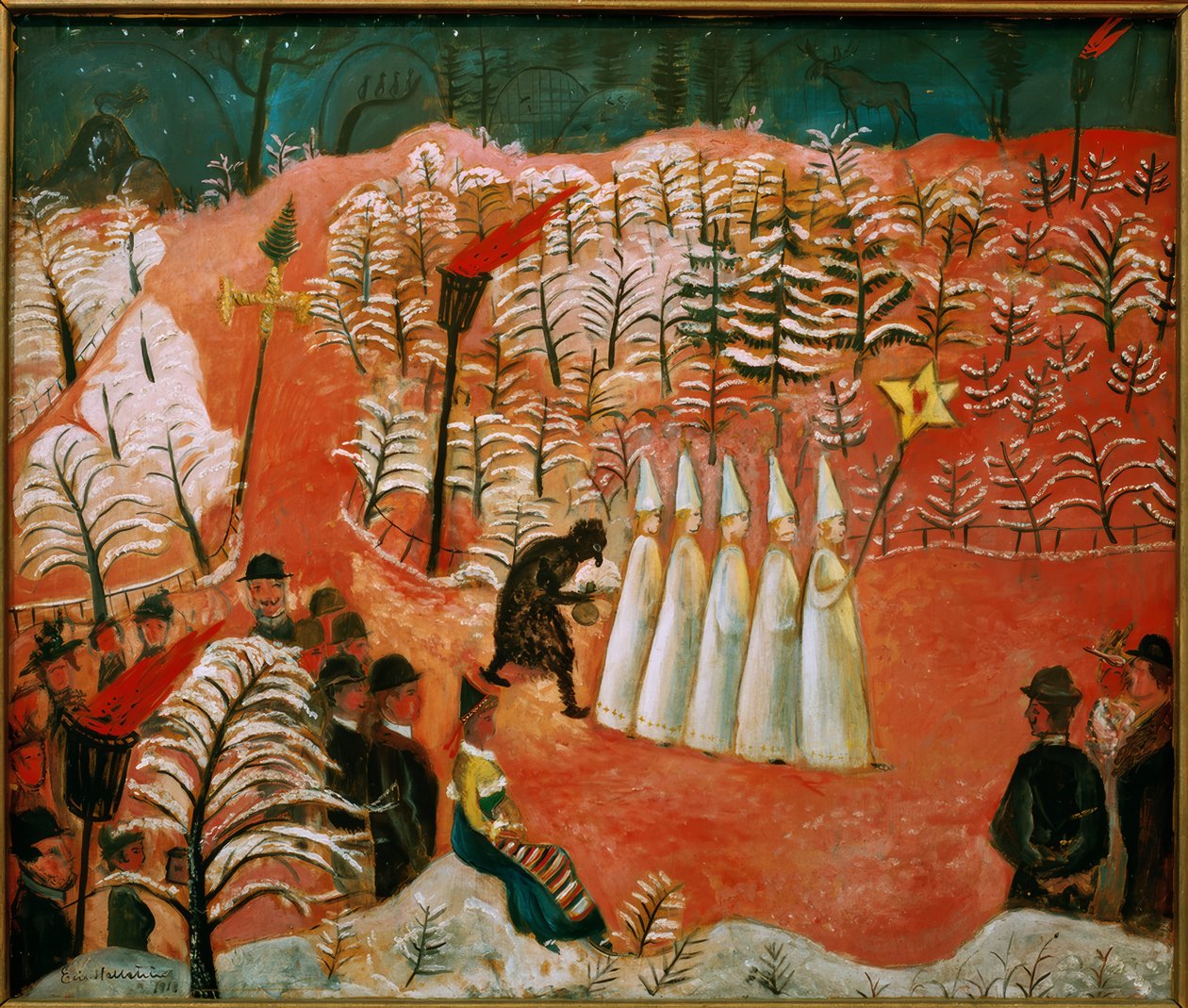 Silvesterabend auf Skansen von Eric Hallström