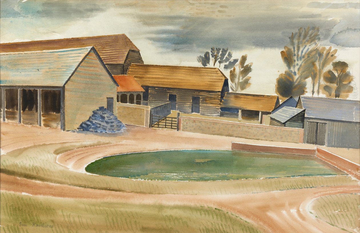 Bauernhof von Eric Ravilious