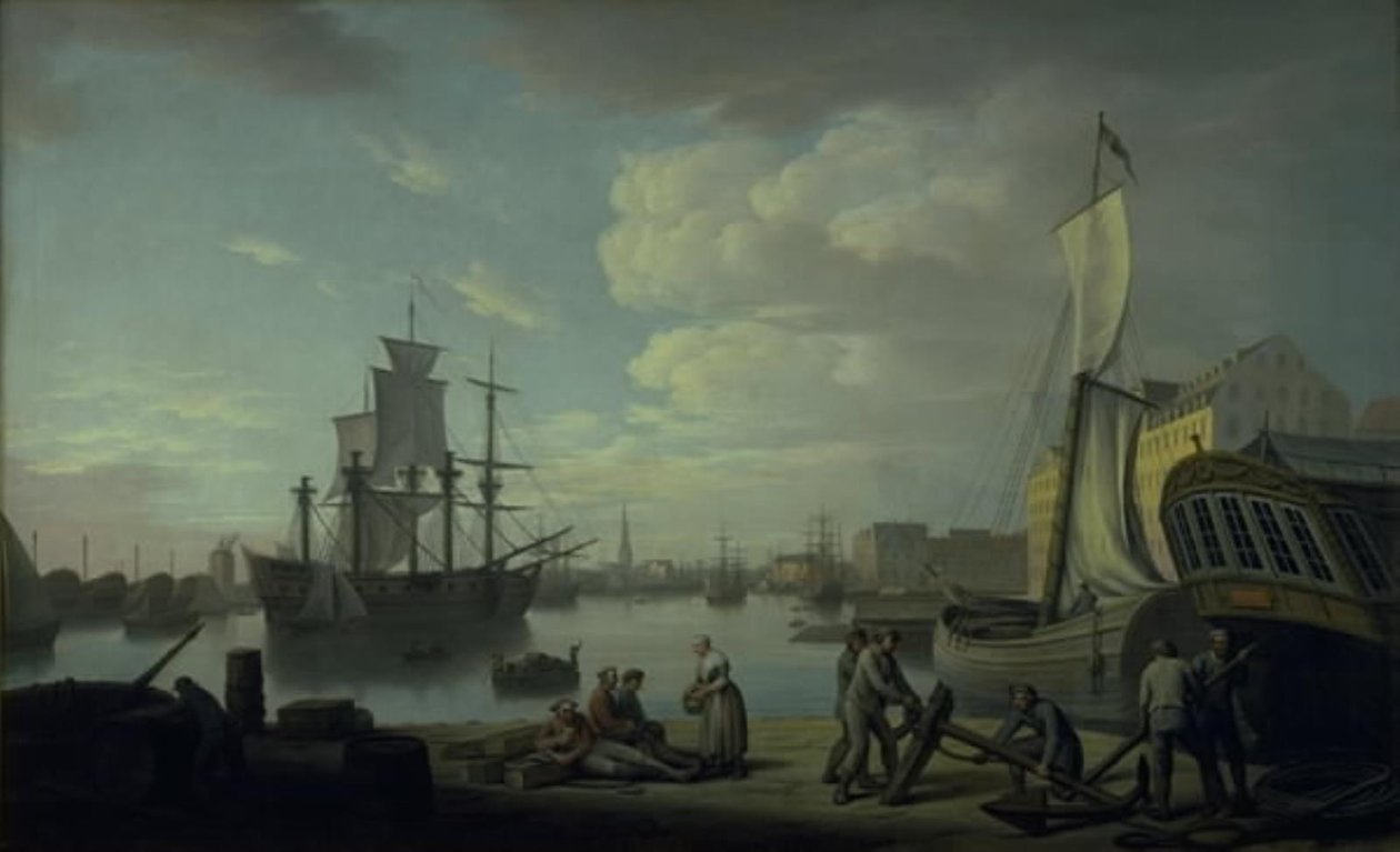 Kopenhagener Hafen von Larsens Plads aus gesehen von Erik Pauelsen