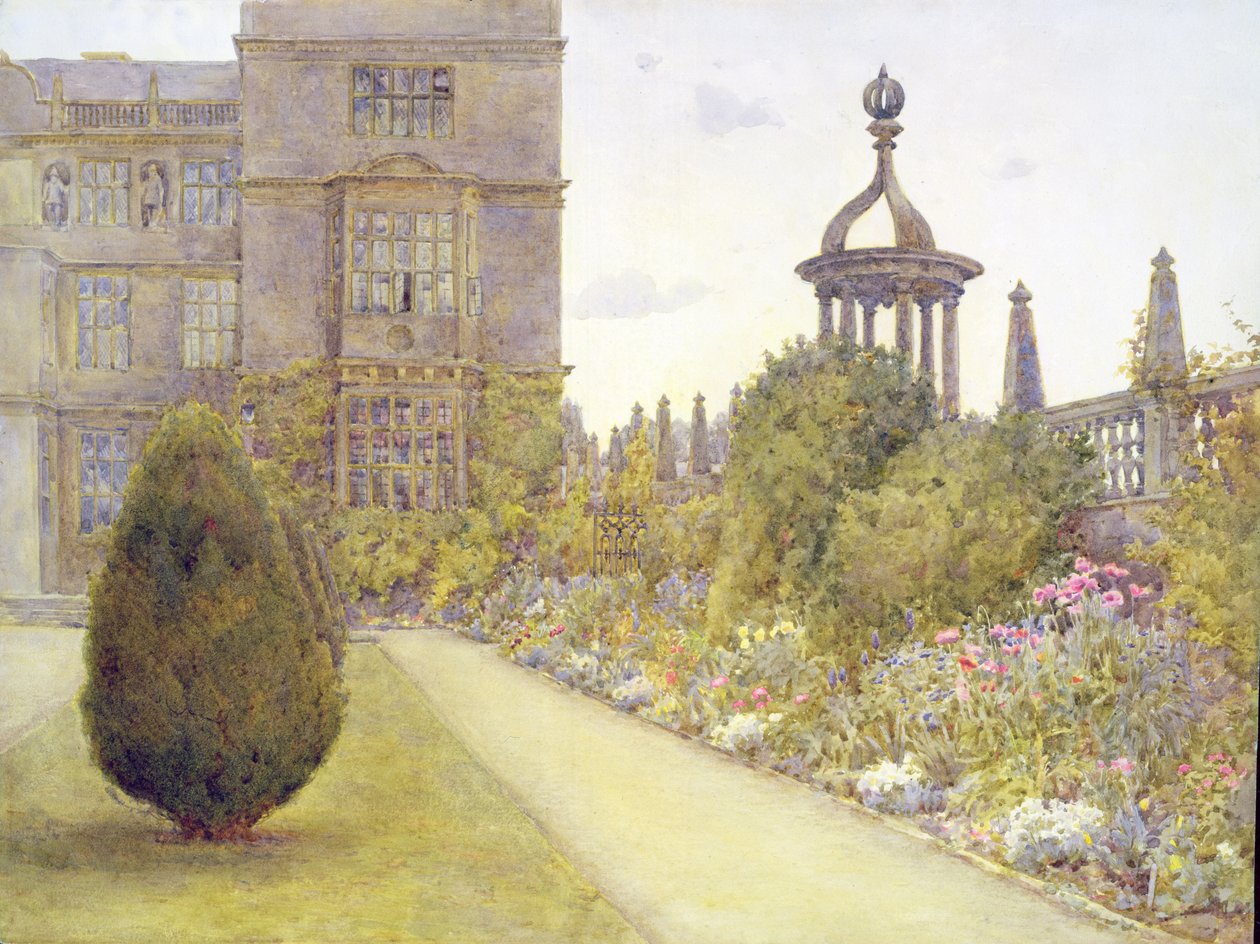 Der Osthof, Montacute House, Somerset von Ernest Arthur Rowe