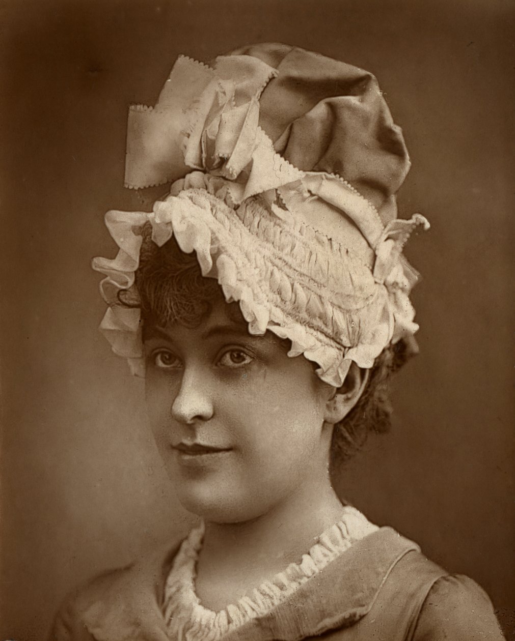 Geraldine Ulmar, amerikanische Sängerin und Schauspielerin, 1887 von Ernest Barraud