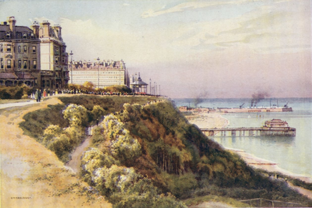 The Leas, Folkestone von Ernest William Haslehust