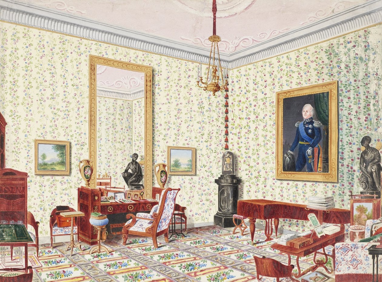Das Studium der Großherzogin Cecilia von Oldenburg von Ernst Christian Anton von Lautzow