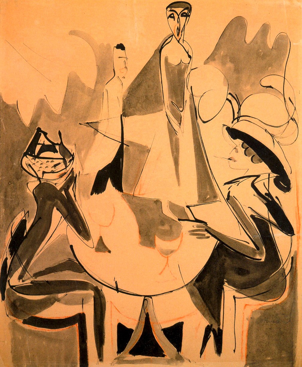 Cafe Chantant II von Ernst Ludwig Kirchner