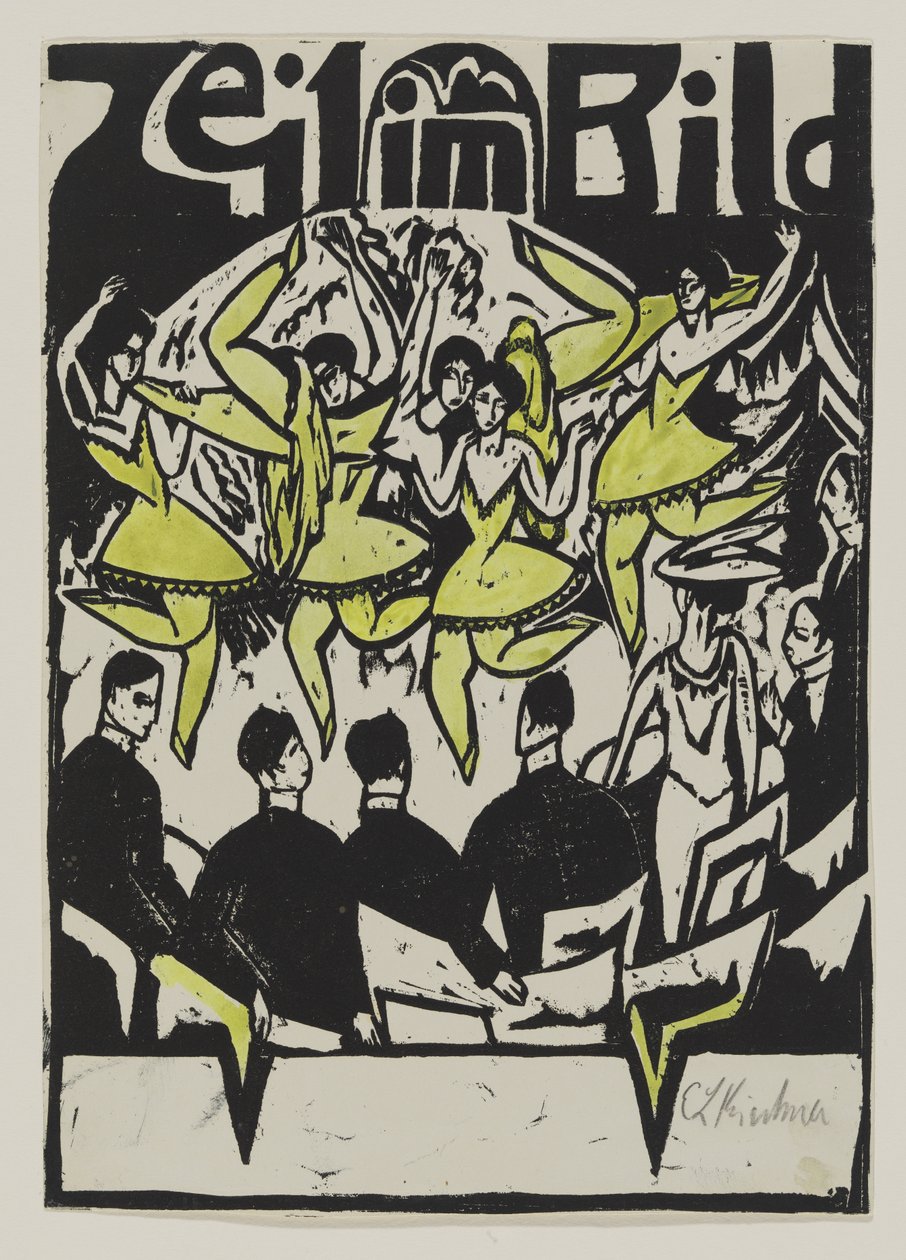 Tänzer im Eispalast, 1912 von Ernst Ludwig Kirchner