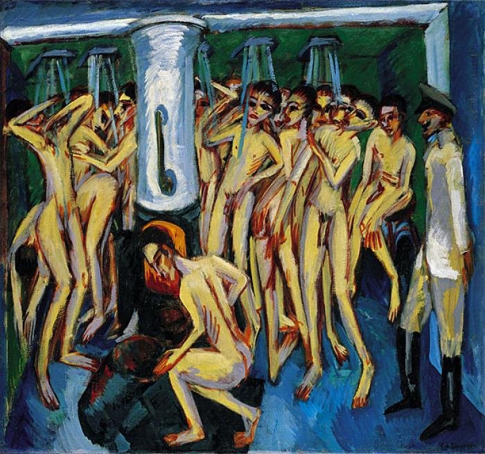 Das Soldatenbad von Ernst Ludwig Kirchner