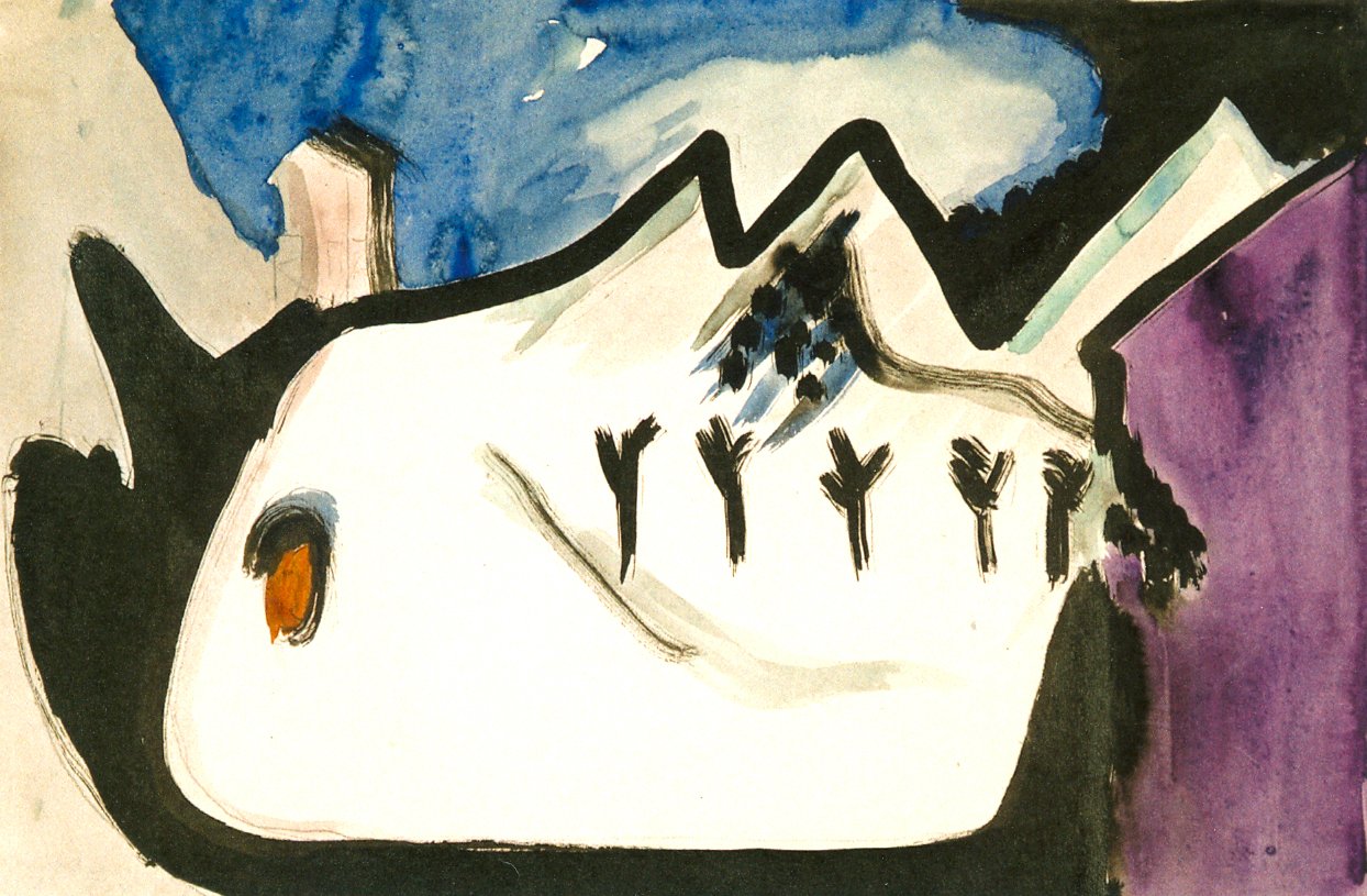 Schneelandschaft von Ernst Ludwig Kirchner