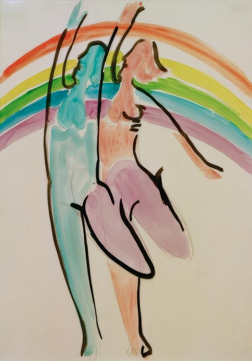 Zwei Tänzerinnen von Ernst Ludwig Kirchner