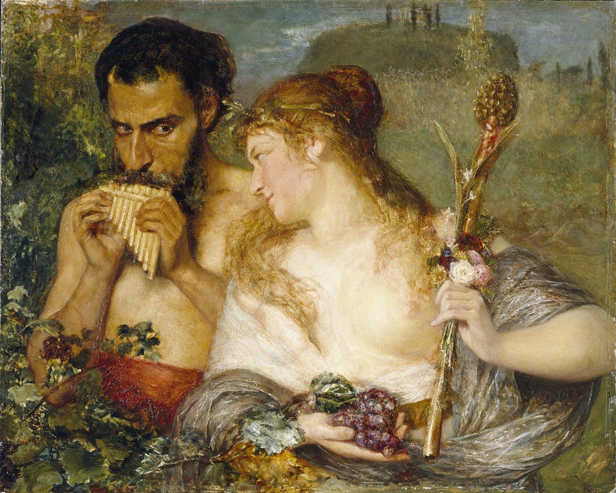 Nymphe und Faun, 1878 von Ernst Josephson