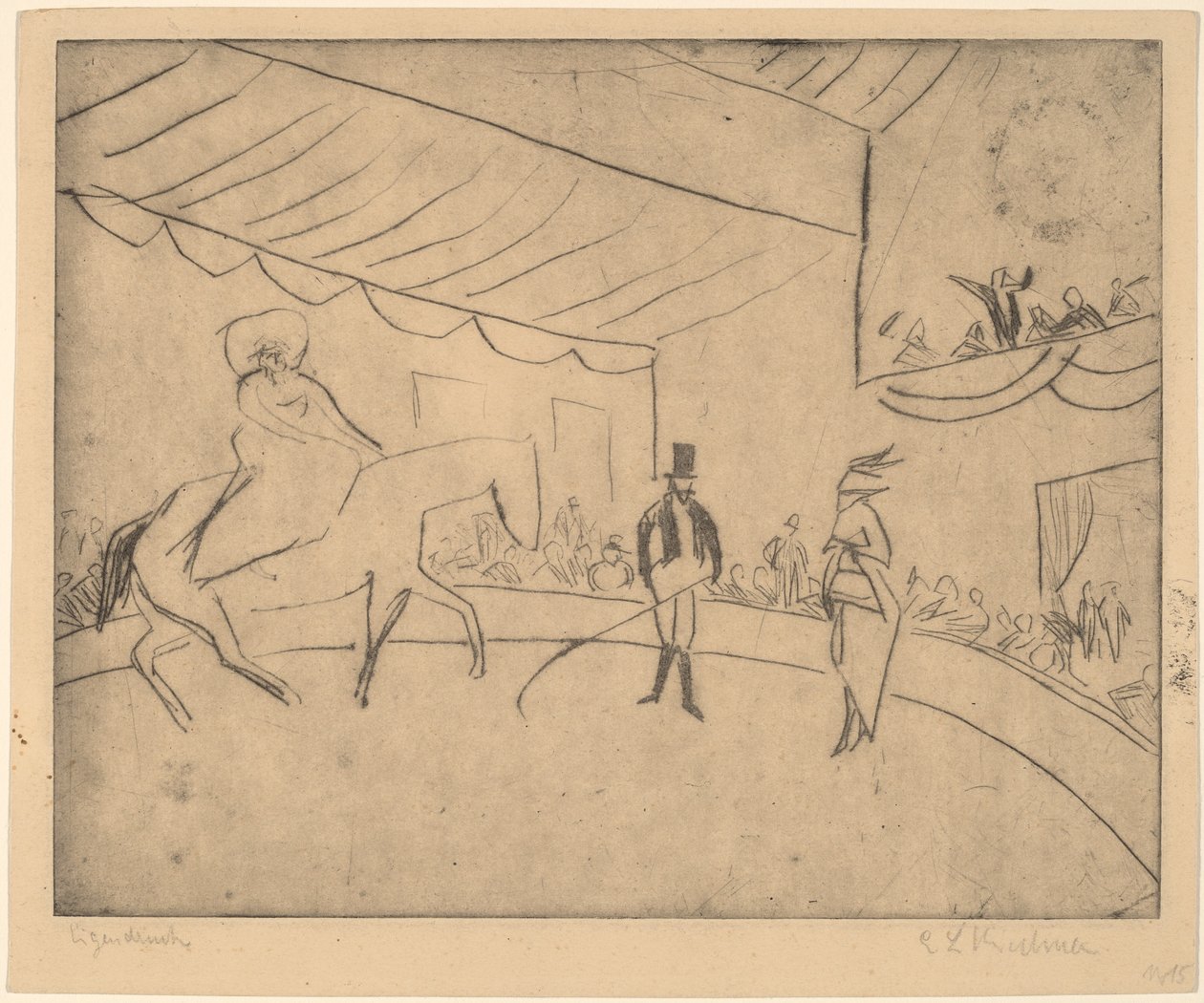 Hippodrom, 1910 von Ernst Ludwig Kirchner