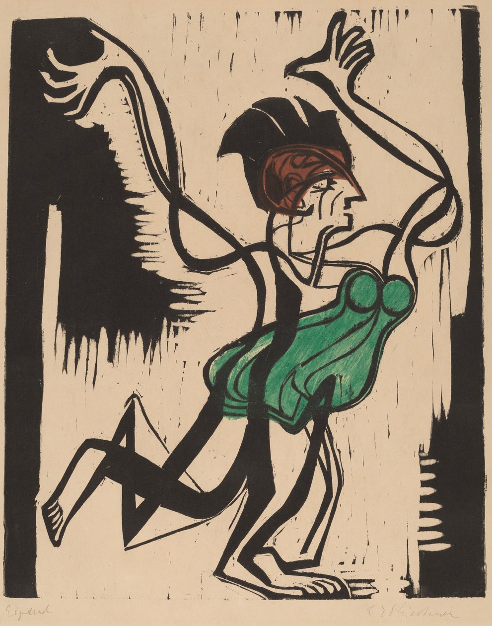 Palucca, 1930 von Ernst Ludwig Kirchner