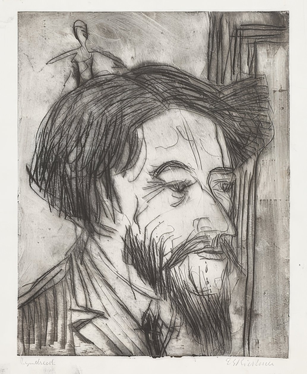 Bildnis Professor Enrico Padua von Ernst Ludwig Kirchner