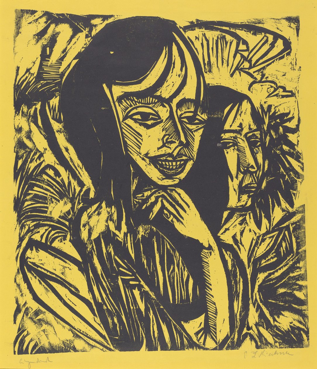 Fehmarn-Mädchen von Ernst Ludwig Kirchner