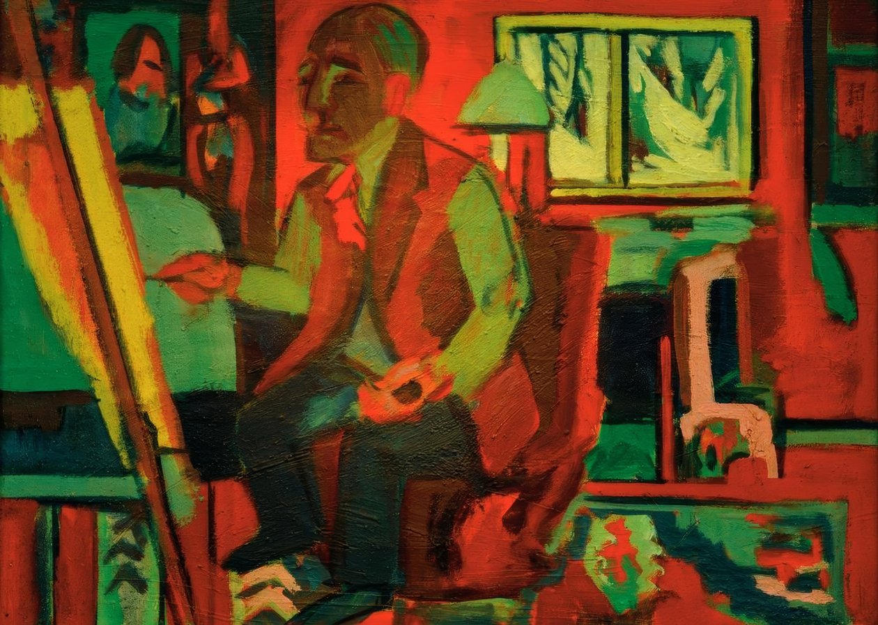 Holländer im Atelier – Jan Wiegers von Ernst Ludwig Kirchner
