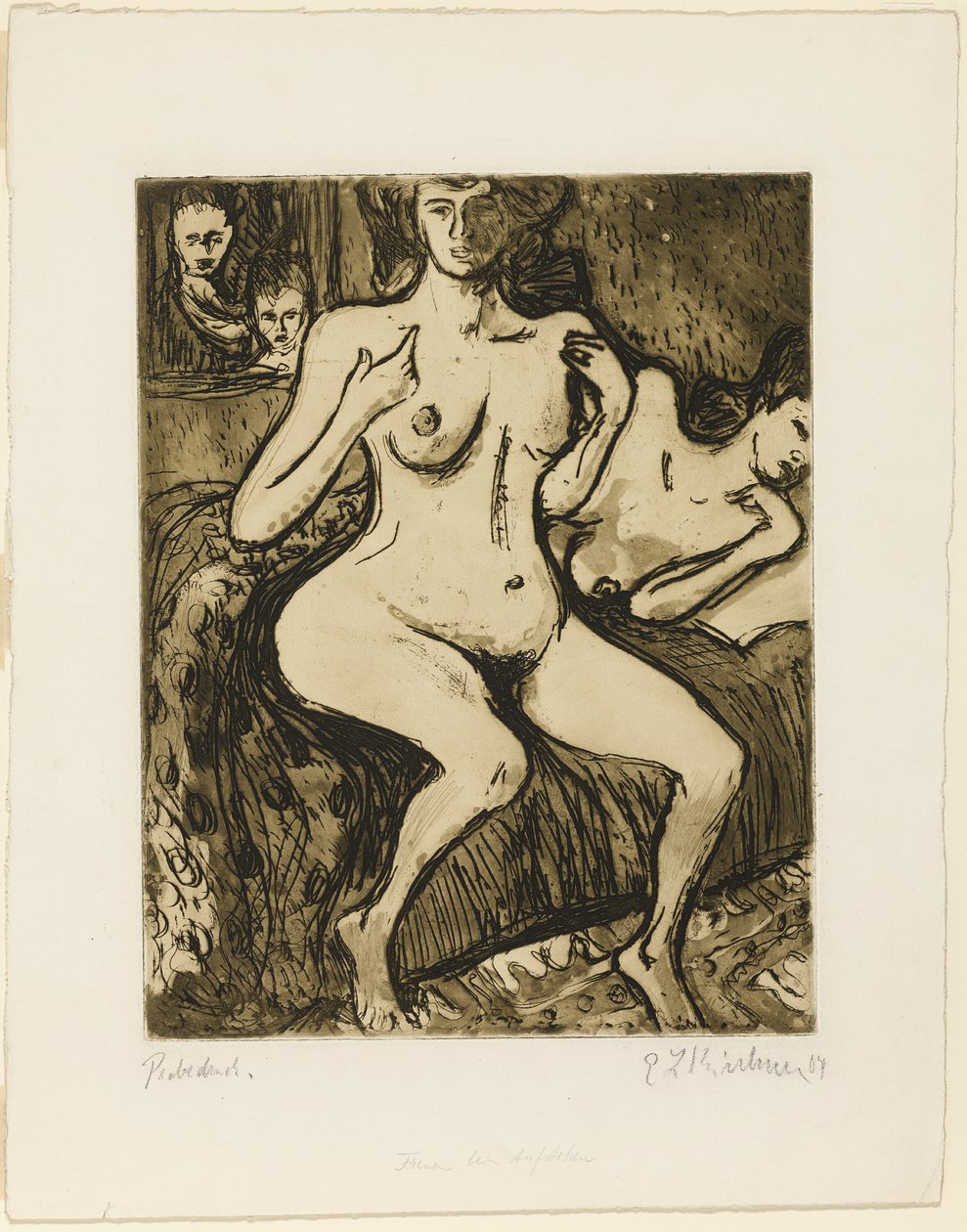 Zwei Schwestern von Ernst Ludwig Kirchner