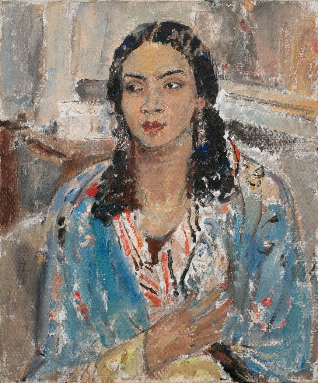 Die blaue Jacke von Ethel Walker