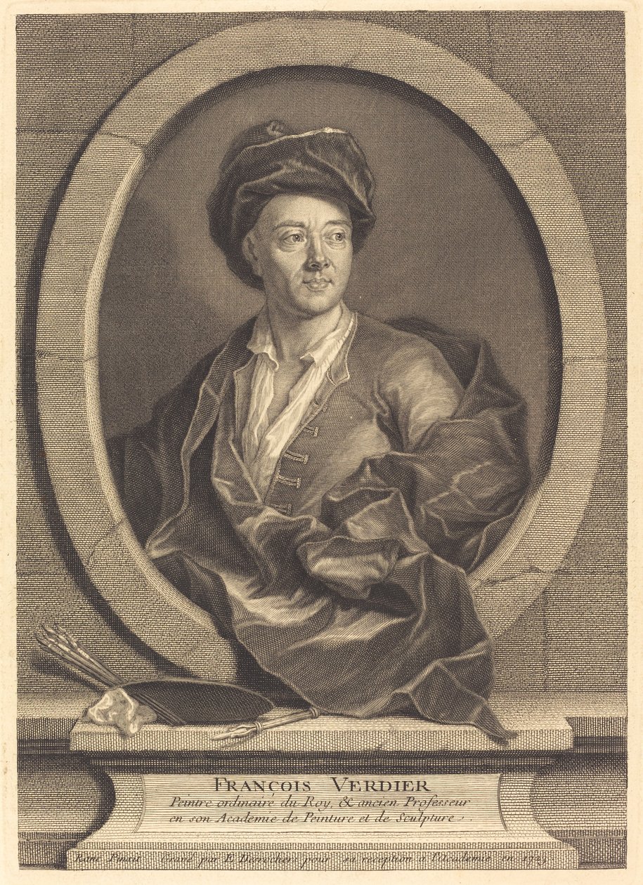 Francois Verdier von Etienne Desrochers after Jean Ranc