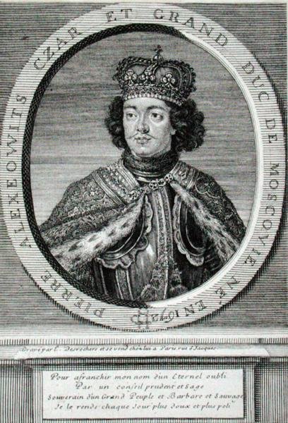 Peter I (1672-1725) von Etienne Jehandier Desrochers