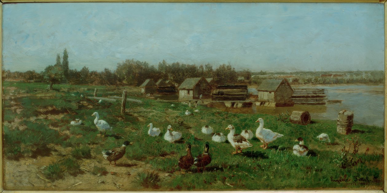Donaumühlen von Eugen Jettel