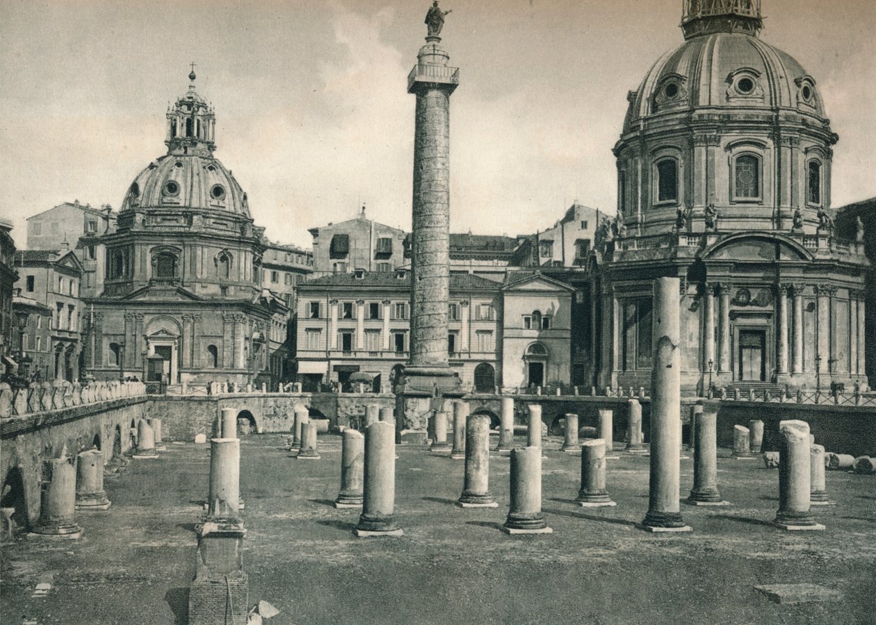 Forum Trajan, Rom, Italien, 1927 von Eugen Poppel