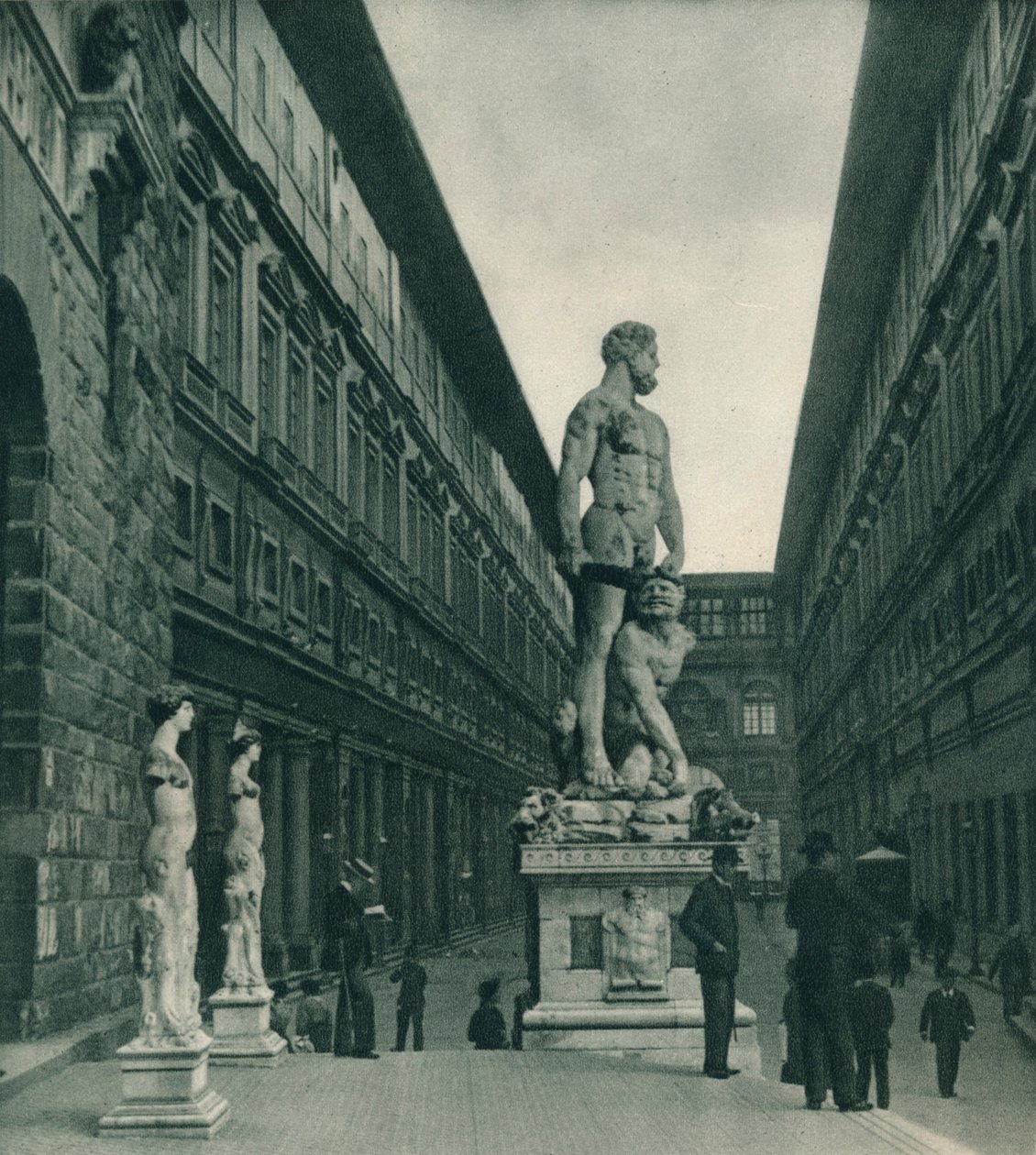 Uffizien, Florenz, Italien, 1927 von Eugen Poppel