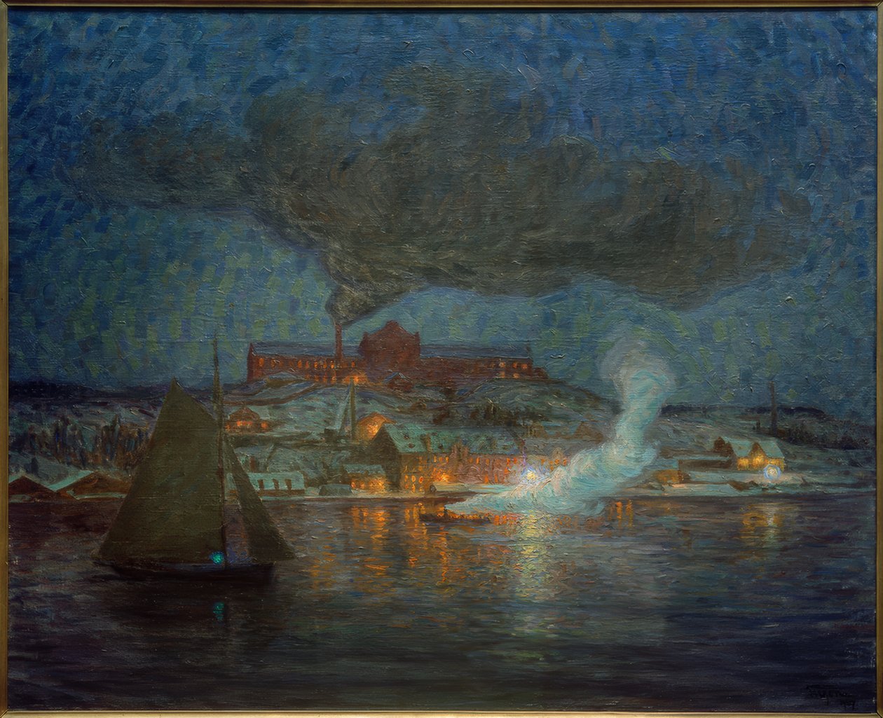 Ölfabrik in Rökar von Eugen Prinz von Schweden