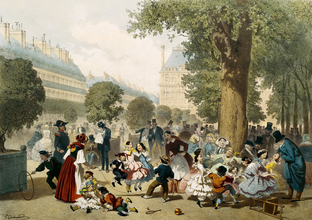 Die Tuilerien, 1856 von Eugene Charles Francois Guerard