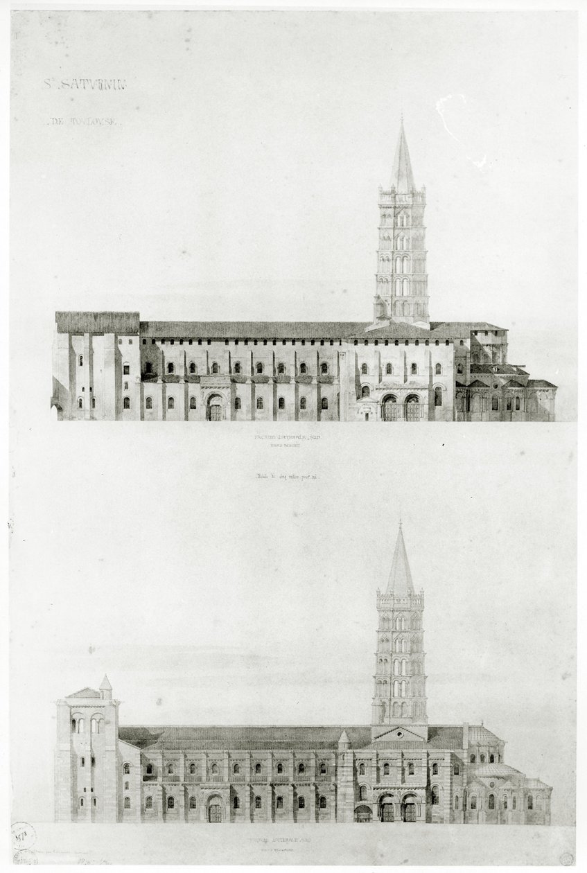 Basilika von St. Sernin, Toulouse von Eugene Emmanuel Viollet le Duc