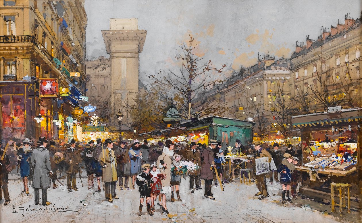 Porte Saint-Denis von Eugene Galien Laloue