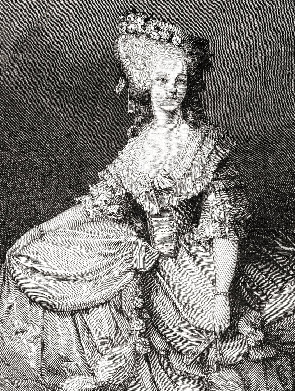 Porträt von Marie Therese Louise, Prinzessin de Lamballe (1749-92), graviert von Stephane Pannemaker (1847-1930) von Eugene Joseph Viollat