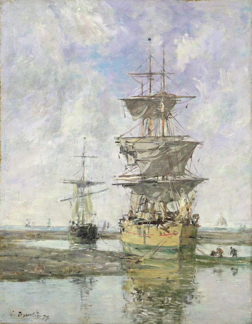 Das große Schiff, 1879 von Eugene Louis Boudin
