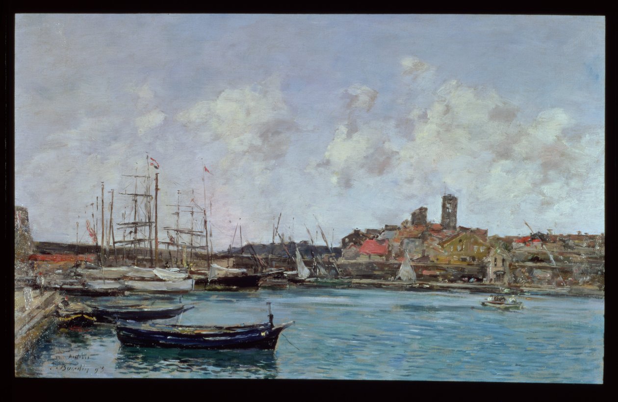 Blick auf Antibes, 1893 von Eugene Louis Boudin