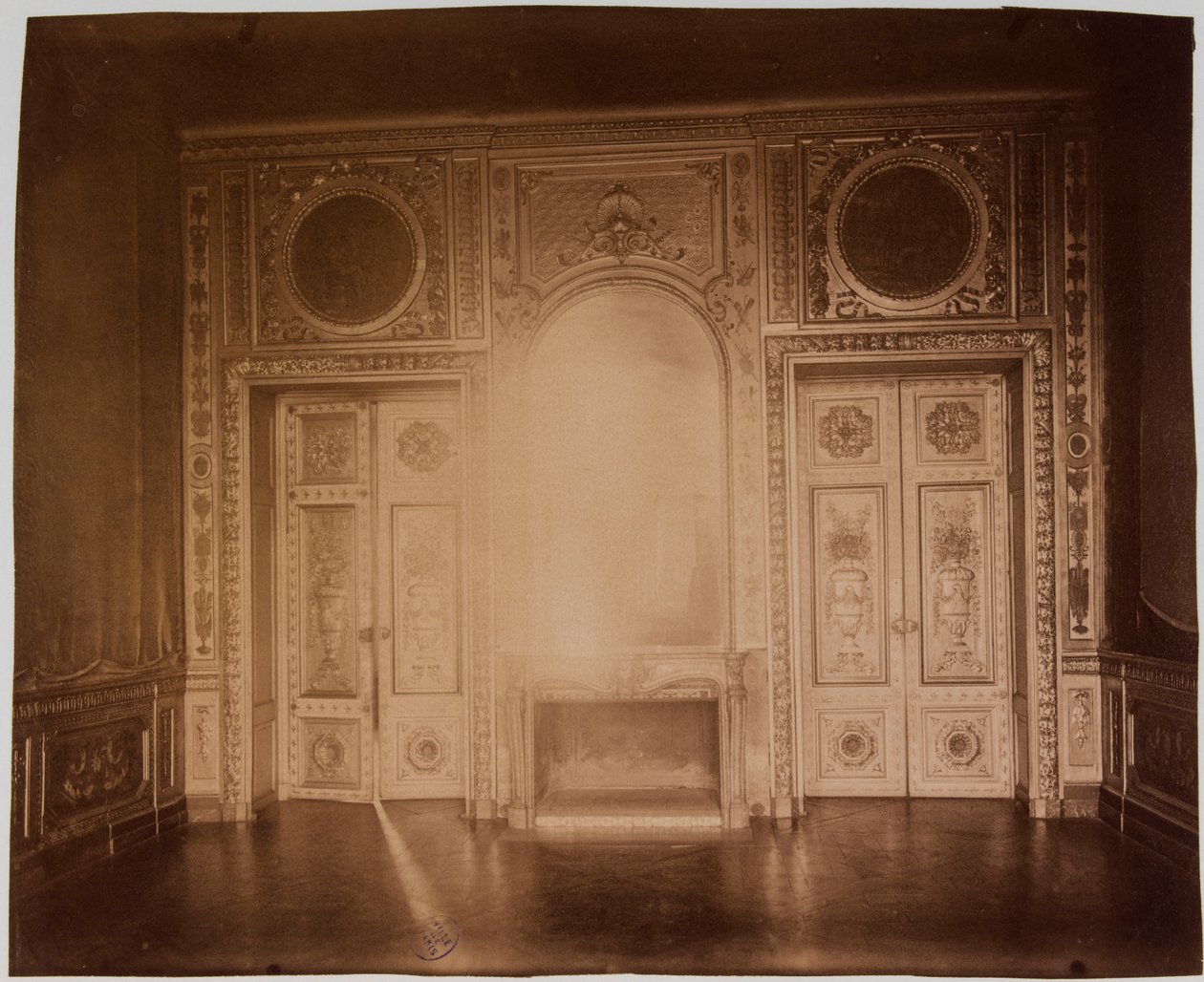 Salon, Innenansicht des Hôtel de Lauzun von Eugène Atget