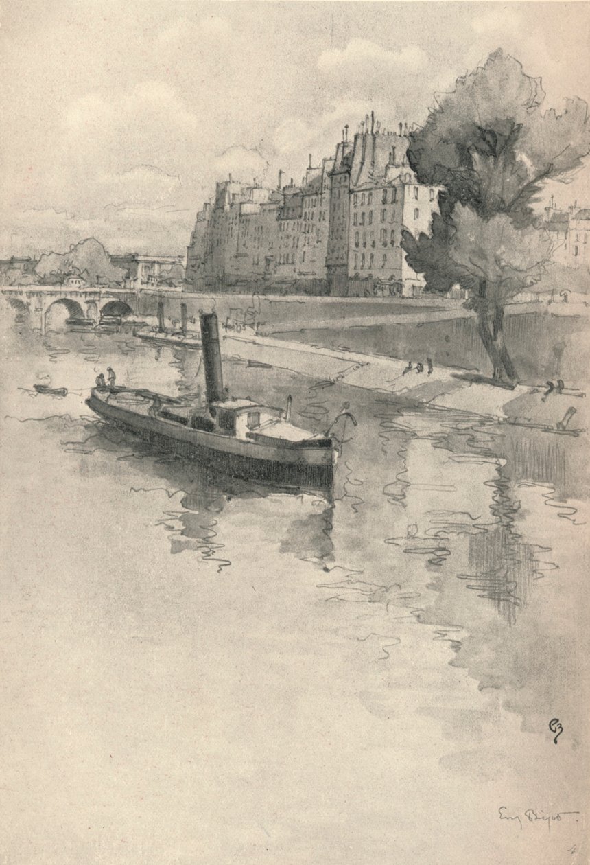 Le Quai des Orfèvres, 1915 von Eugene Bejot