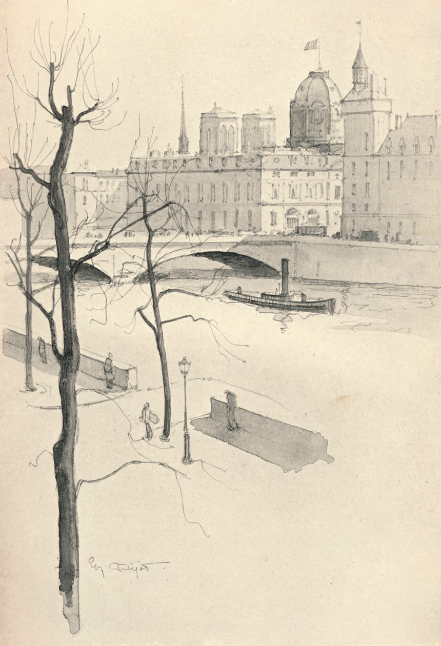 Die Pont au Change, 1915 von Eugene Bejot