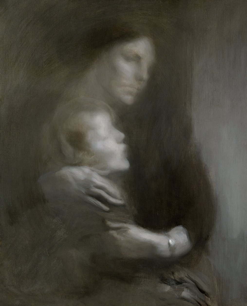 Mutterschaft (Leiden) von Eugène Carrière