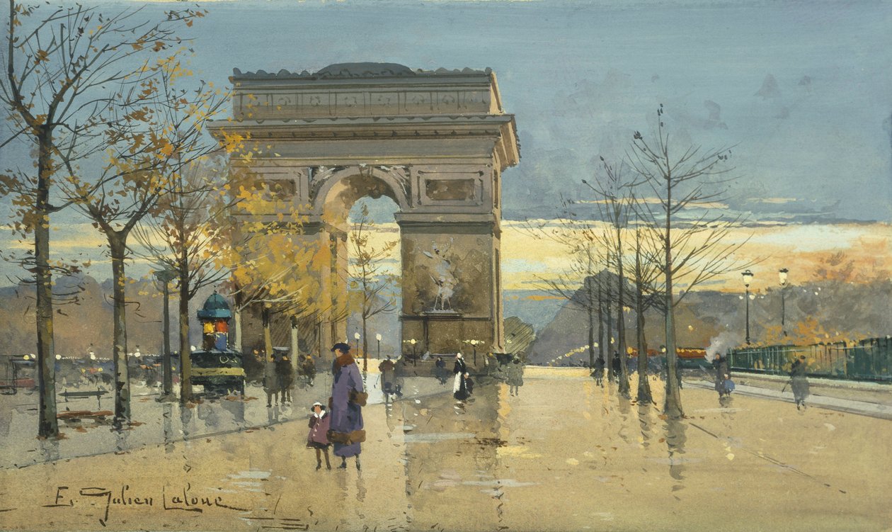 Arc de Triomphe von Eugene Galien Laloue