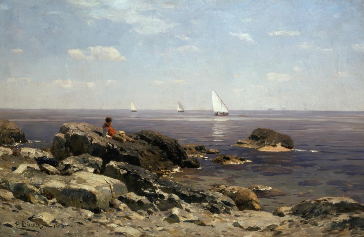 Am Wasser von Eugene Gustav Dücker