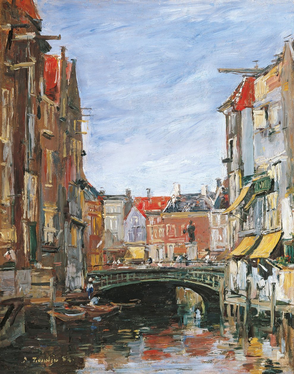 La Place Ary Scheffer, Dordrecht von Eugene Louis Boudin