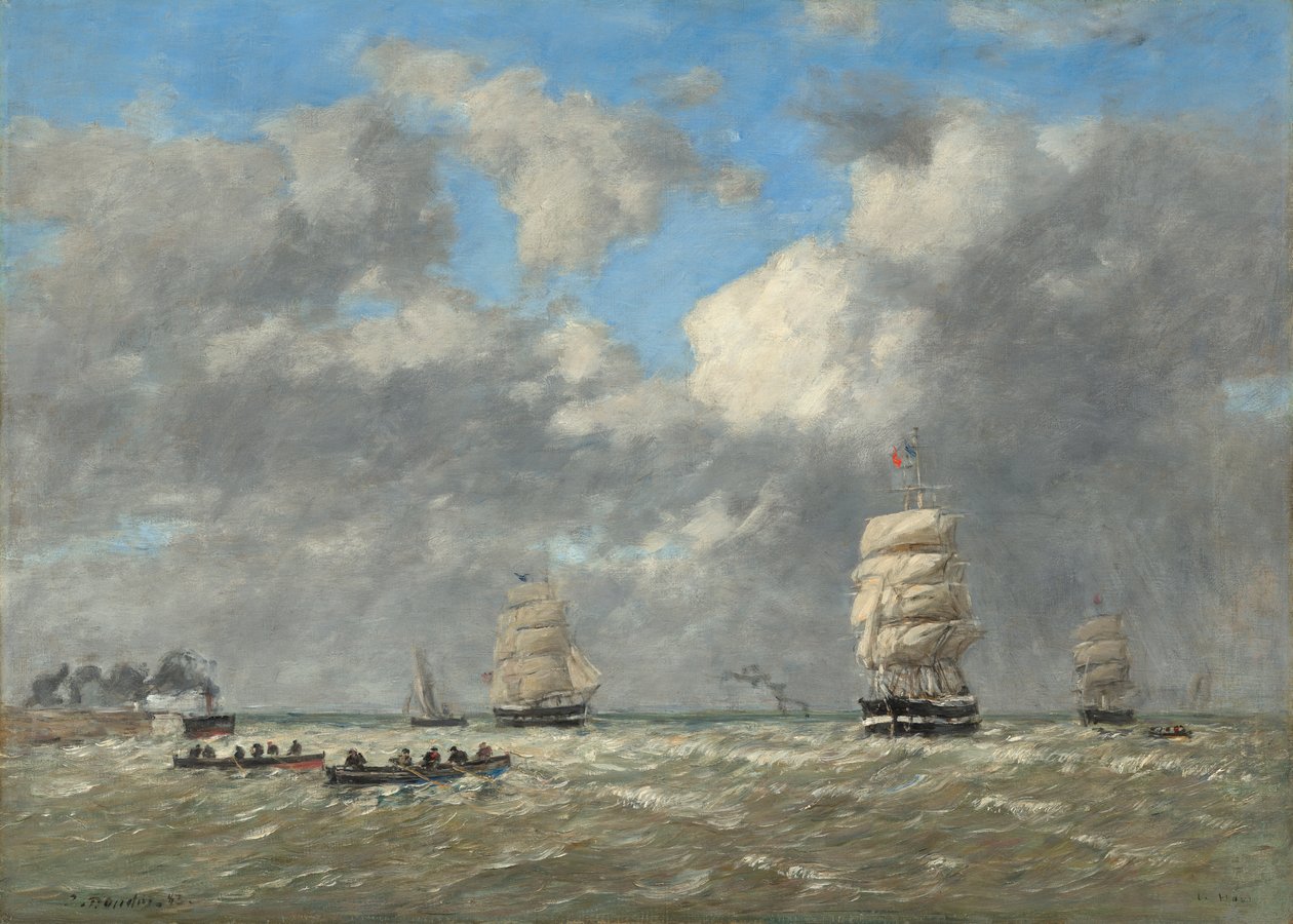 Le Havre von Eugene Louis Boudin
