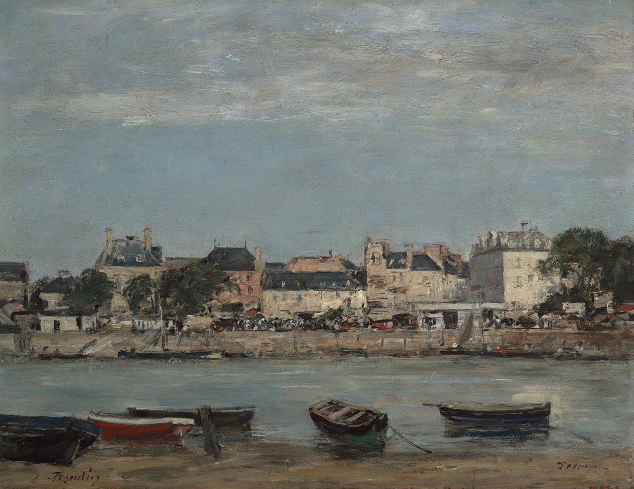 Der Hafen von Trouville, ca. 1888-95 von Eugene Louis Boudin